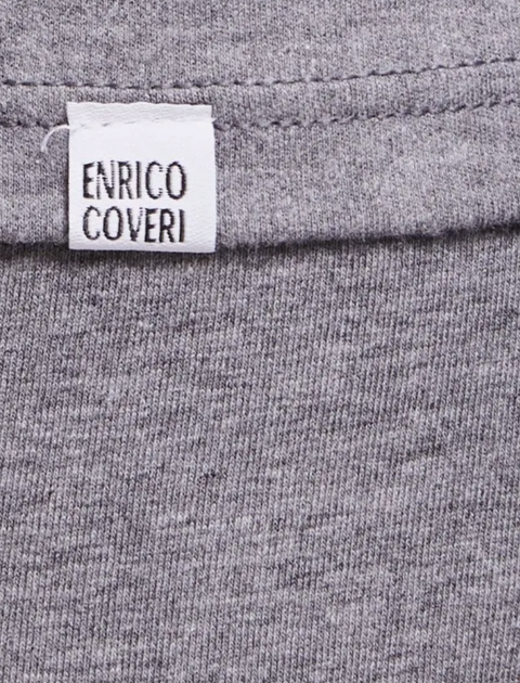 Мужской гольф стойка Enrico Coveri ET1015 Grigio 50(L) Серый - изображение 4
