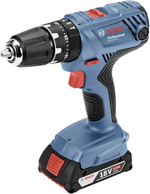 Akumulatorowa wiertarko-wkrętarka Bosch GSB 18V-21 Professional 06019H1107 (3165140979436) - obraz 3