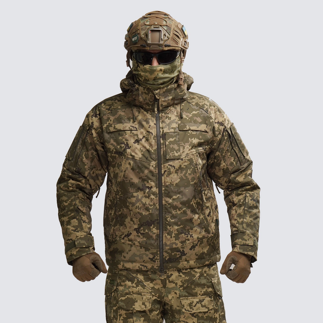 Тактическая зимняя куртка UATAC Pixel mm14 Membrane Climashield Apex S - изображение 1