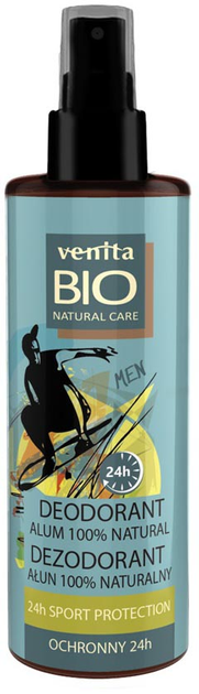 Dezodorant Venita Bio Natural Care ochronny dla mężczyzn 100 ml (5902101520249) - obraz 1