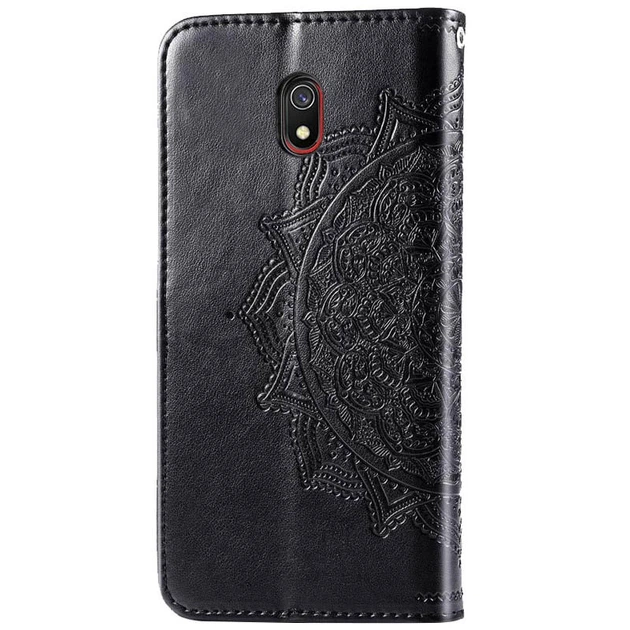 Кожаный чехол-книжка Epik Art Case с визитницей для Xiaomi Redmi 8a Черный - Фото 2 Кожаный чехол-книжка Epik Art Case с визитницей для Xiaomi Redmi 8a Черный - изображение 2