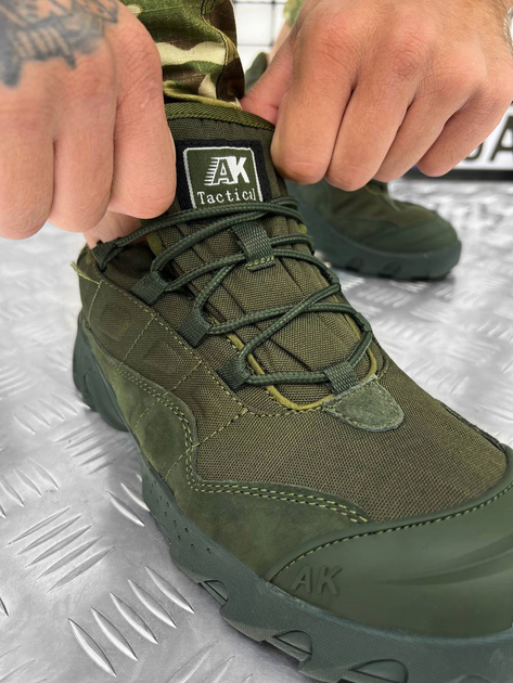 Тактические кроссовки АК Tactical Combat Shoes Olive 41 - изображение 2