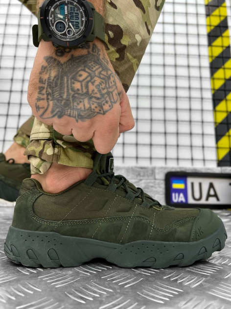 Тактические кроссовки АК Tactical Combat Shoes Olive 42 - изображение 1