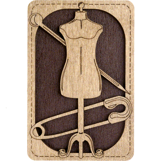 Шкатулка для рукоделия Wonderland Crafts FLZB(N)-029 Игольница (6*9см) - Фото 3 Шкатулка для рукоделия Wonderland Crafts FLZB(N)-029 Игольница (6*9см) - изображение 3