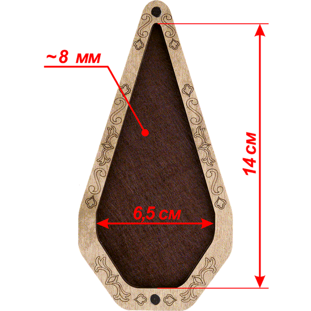 Шкатулка для рукоделия Wonderland Crafts FLZB(N)-018 (6,5*14см) Шкатулка для ножниц (8.5*17см) - Фото 4 Шкатулка для рукоделия Wonderland Crafts FLZB(N)-018 (6,5*14см) Шкатулка для ножниц (8.5*17см) - изображение 4