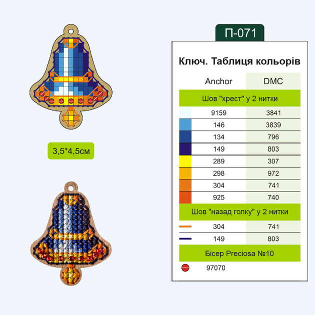 Набір заготiвок для вишивання по дереву Wonderland Crafts FLSW-007 - зображення 9