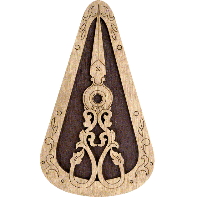 Шкатулка для рукоделия Wonderland Crafts FLZB(N)-022 (5,5*11см) Шкатулка для ножниц (7.5*13.5см) - изображение 3