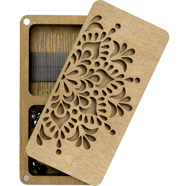 Шкатулка для рукоделия Wonderland Crafts FLZB(N)-003 Игольница (15*7*3см) - изображение 5