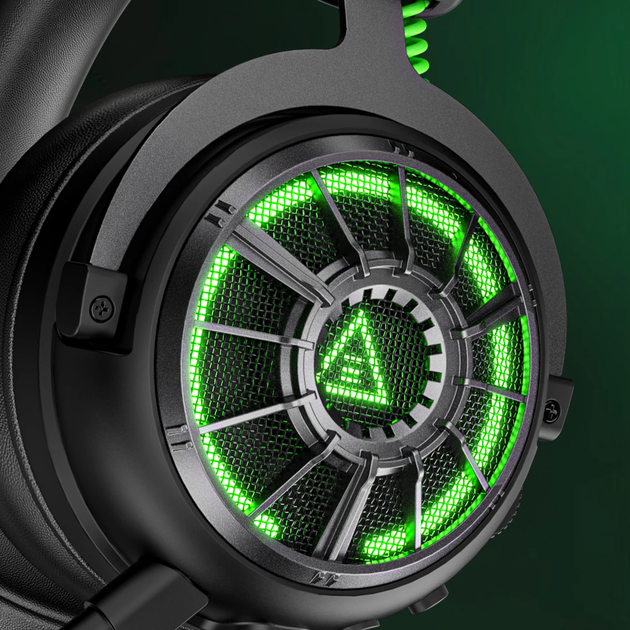 Ігрові навушники EKSA E5000Pro з мікрофоном 7.1 Surround Sound професійні з підсвічуванням (sv3584) - зображення 7
