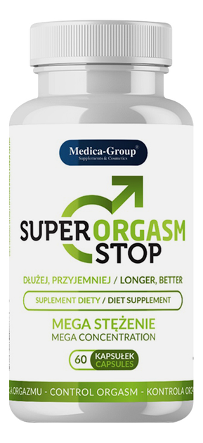 Suplement diety Medica-Group Super Orgasm Stop 60 kapsułek (5905669259262) - obraz 1