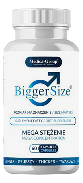 Suplement diety Medica-Group BiggerSize 60 kapsułek (5905669259026) - obraz 1