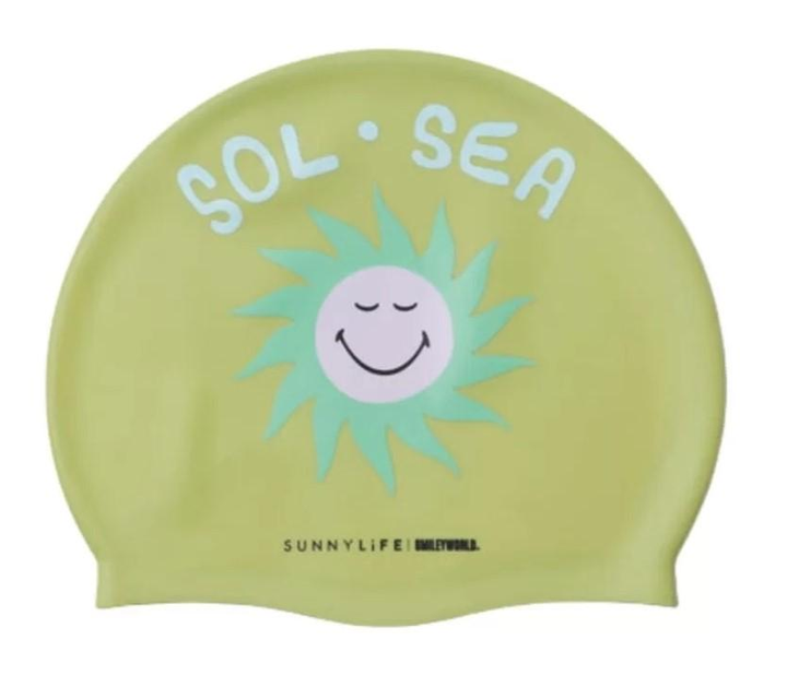 Шапочка для басейну Sunnylife Smiley World Sol Sea (9339296063071) - зображення 1
