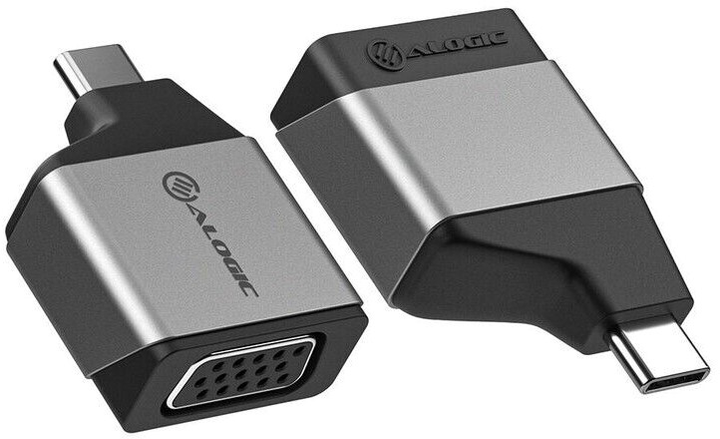 Adapter Alogic Ultra Mini USB-C Male to VGA (ULCVGMN-SGR) - obraz 1