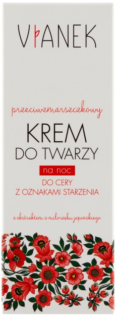 Krem do twarzy Vianek przeciwzmarszczkowy na noc do cery z oznakami starzenia 50 ml (5902249011098) - obraz 1