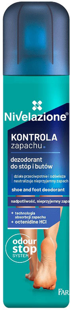 Дезодорант для ніг і взуття Farmona Nivelazione 180 мл (5900117004579) - зображення 1
