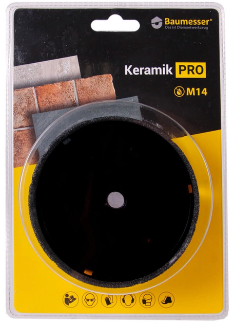 Алмазна коронка Baumesser на болгарку DDR-V 110X30XM14 KERAMIK PRO - зображення 2