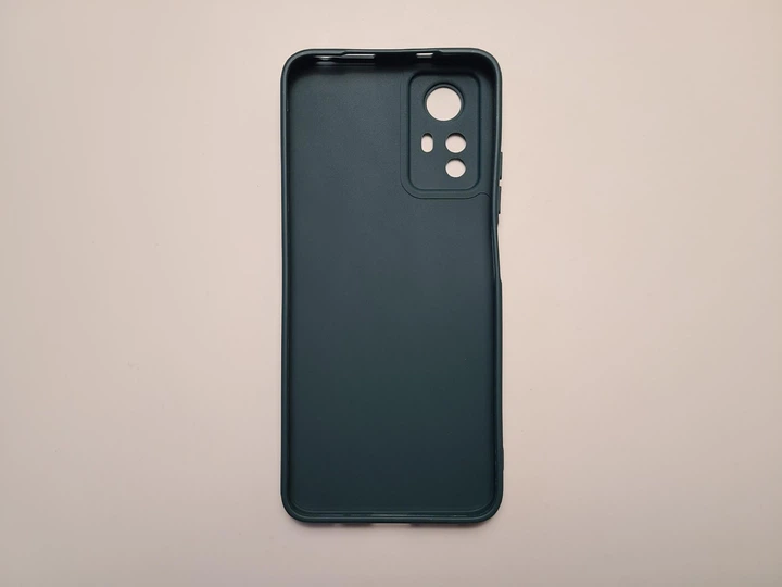 Чехол TPU Matte для Xiaomi Redmi Note 12S бампер темно-зеленый - Фото 2 Чехол TPU Matte для Xiaomi Redmi Note 12S бампер темно-зеленый - изображение 2