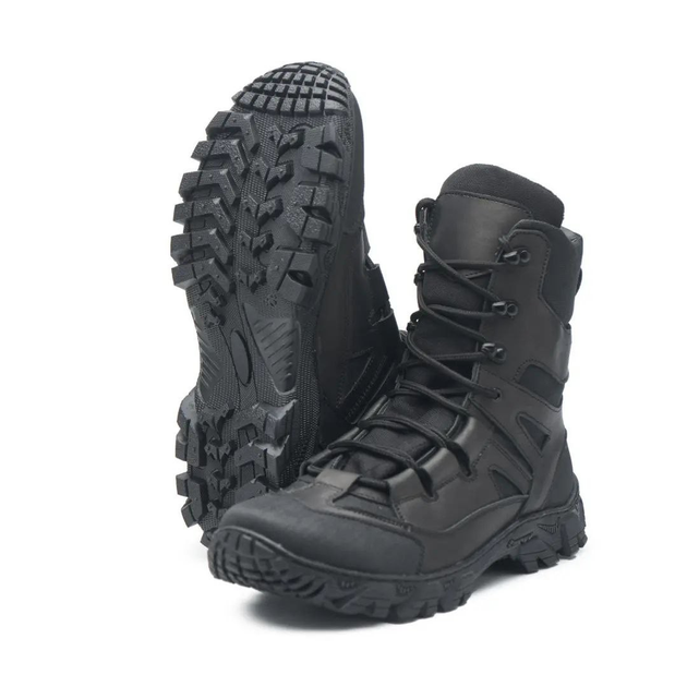 Тактические летние берцы "Commando NATO" (армейские ботинки Коммандос) черные с мембраной 45 размер - изображение 1