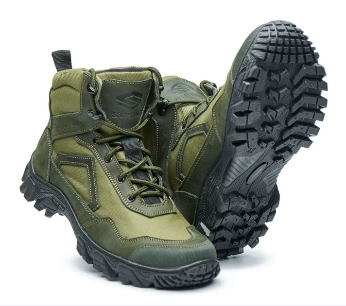 Тактические зимние ботинки "TRT - Tactical Recon Team" в оливе ЗСУ 43 размер - изображение 1