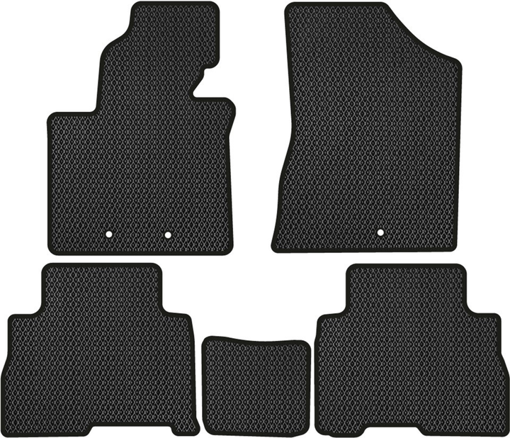 Акція на EVA килимки EVAtech в салон авто Kia Sorento (XM) 5 seats Restyling 2012-2014 2 покоління SUV EU 5 шт Black від Rozetka