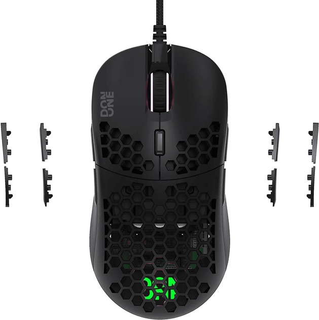 Миша DON ONE GM500 RGB Lightweight USB Black (5711336030054) - зображення 2