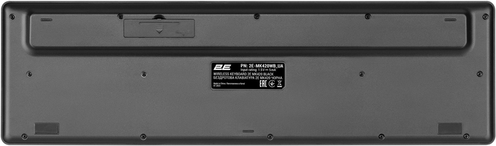 Комплект беспроводной 2Е MK420 WL EN/UK Black (2E-MK420WB_UA) - изображение 3
