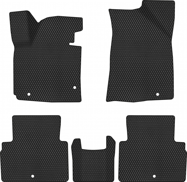 Акція на EVA килимки EVAtech в салон авто Kia Sportage (SL) 2010-2015 3 покоління SUV USA 5 шт Black від Rozetka