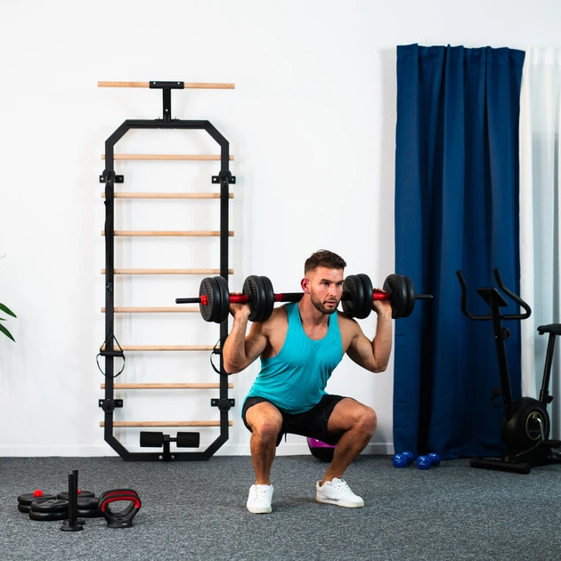 Zestaw ciężarów HMS PRO SET 6 w 1 SGN140 40 kg (5907695553024) - obraz 13