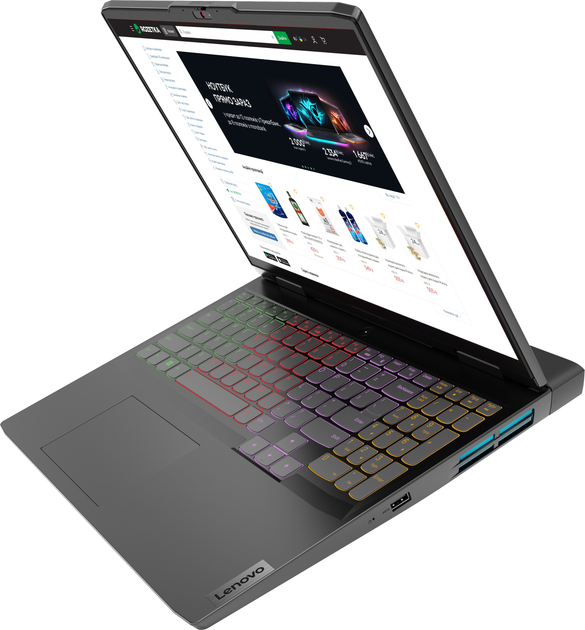 Ноутбук Lenovo IdeaPad Gaming 3 16ARH7 (82SC00AFRA) Onyx Grey – фото ...