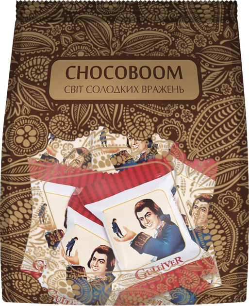 Упаковка цукерок Chocoboom Guliver Bite Size 180 г х 3 шт (4820166843046) - Фото 2 Упаковка цукерок Chocoboom Guliver Bite Size 180 г х 3 шт (4820166843046) - зображення 2
