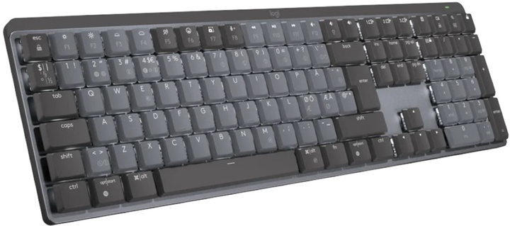 Клавіатура бездротова Logitech MX Mechanical Wireless Illuminated Performance GL Clicky Nordic Layout Graphite (920-010755) - зображення 2