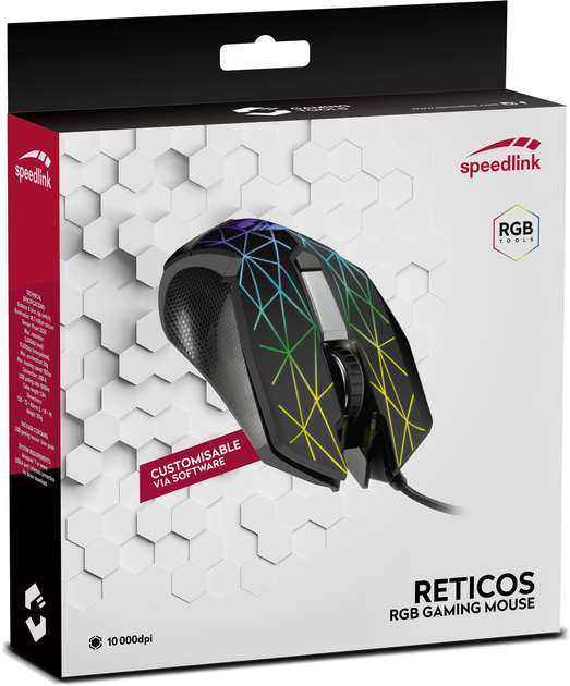 Mysz Speedlink Reticos RGB USB Black (SL-680011-BK) - obraz 5