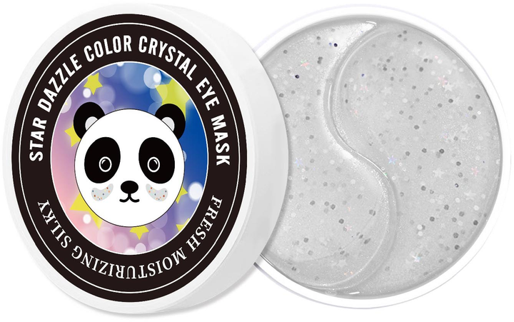 Płatki pod oczy SersanLove Star kolagenowe z kwasem hialuronowym i naturalnymi ekstraktami Colorful Panda 60 szt (6974388190254) - obraz 1