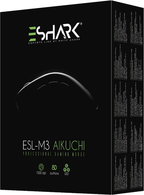 Миша eShark ESL-M3 Aikuchi USB Black (616320539191) - зображення 4