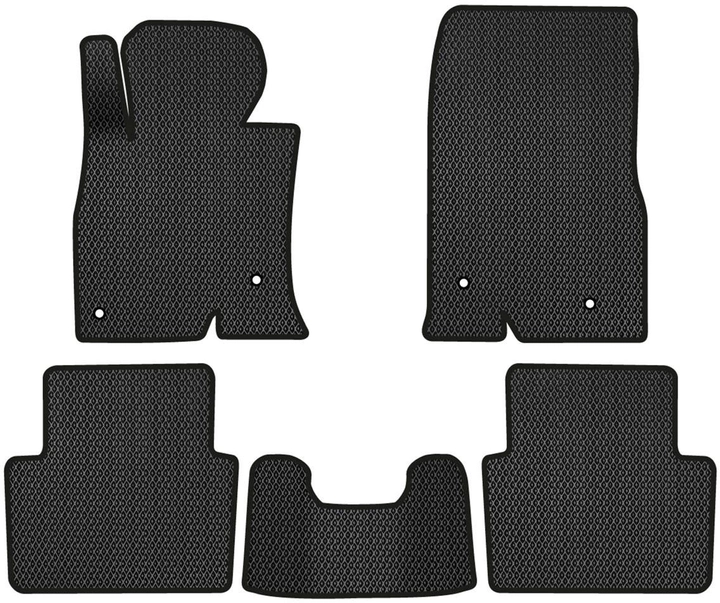 Акція на EVA килимки EVAtech в салон авто Mazda 3 (BM) 2013-2019 3 покоління Htb USA 5 шт Black від Rozetka