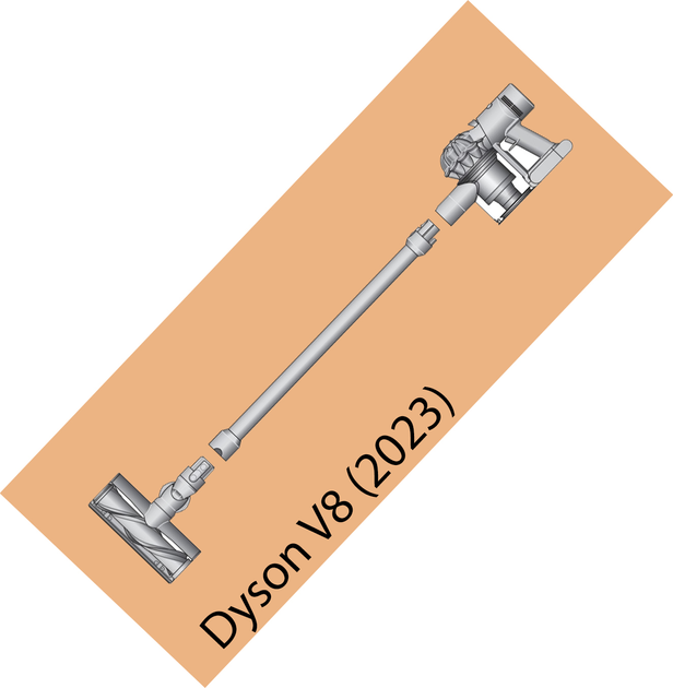 Odkurzacz akumulatorowy Dyson V8 (2023) (5025155081839) - obraz 2