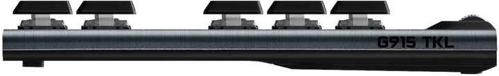 Klawiatura bezprzewodowa Logitech G915 Gaming TKL Tenkeyless LIGHTSPEED Wireless RGB Mechanical GL Tactile Nordic Layout Black (920-009500) - obraz 5