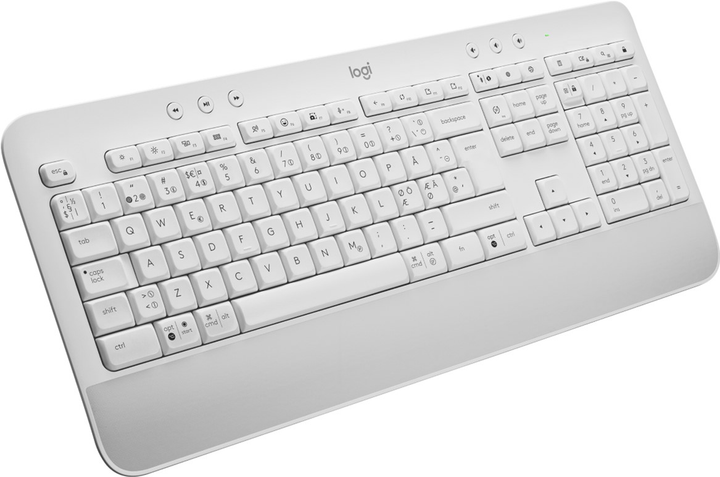 Klawiatura bezprzewodowa Logitech Signature K650 USB/Bluetooth Nordic Layout White (920-010983) - obraz 3
