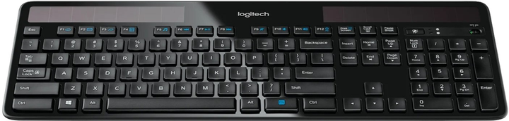 Klawiatura bezprzewodowa Logitech K750 Wireless Solar Nordic Layout Black (920-002925) - obraz 3