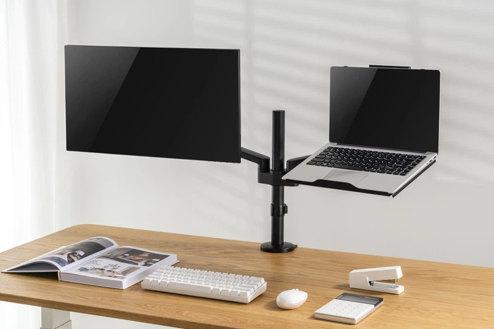 Держатель ноутбука для кронштейна OfficePro LH524B Black - изображение 12