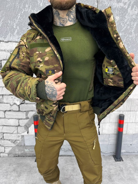 Куртка тактична Logos-Tac утеплена мультикам XXL - зображення 1