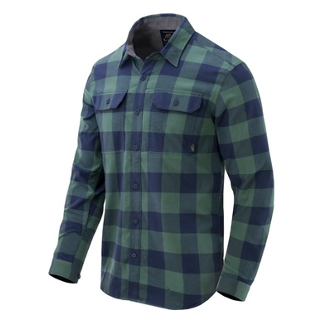 Сорочка Helikon-Tex Greyman Shirt Moss Green Checkered M - зображення 1