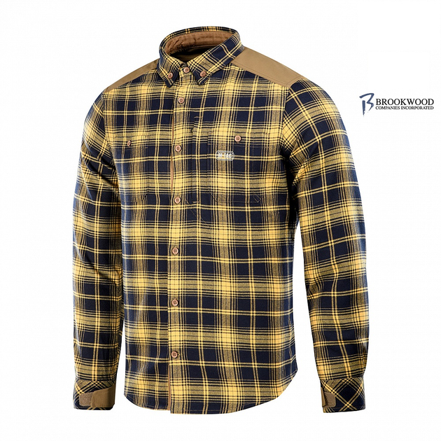 M-Tac рубашка Redneck Shirt Navy Blue/Yellow 2XL/R - изображение 1