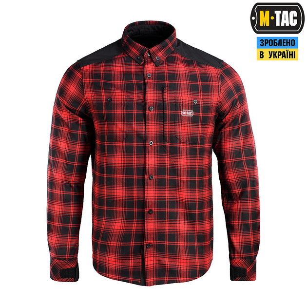 M-Tac сорочка Redneck Shirt Red/Black L/L - зображення 2