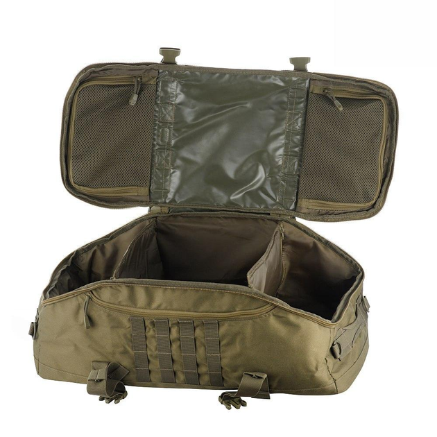 Сумка-рюкзак M-Tac Hammer Ranger Green 55 литров, тактическая сумка, военный рюкзак олива M-Tac, сумка-рюкзак - изображение 2