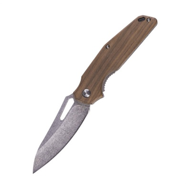 Нож складной MIL-TEC с деревяной ручкой - изображение 1