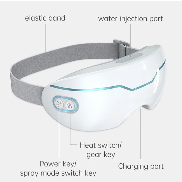 Паровая маска для глаз Moltis Белая USB\Type-C Steam Eye Mask 5 W - Фото 3 Паровая маска для глаз Moltis Белая USB\Type-C Steam Eye Mask 5 W - изображение 3
