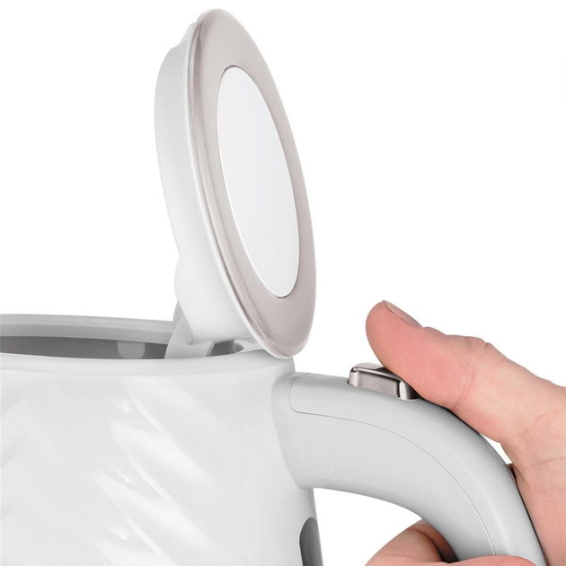 Czajnik elektryczny Russell Hobbs Groove White 26381-70 - obraz 4