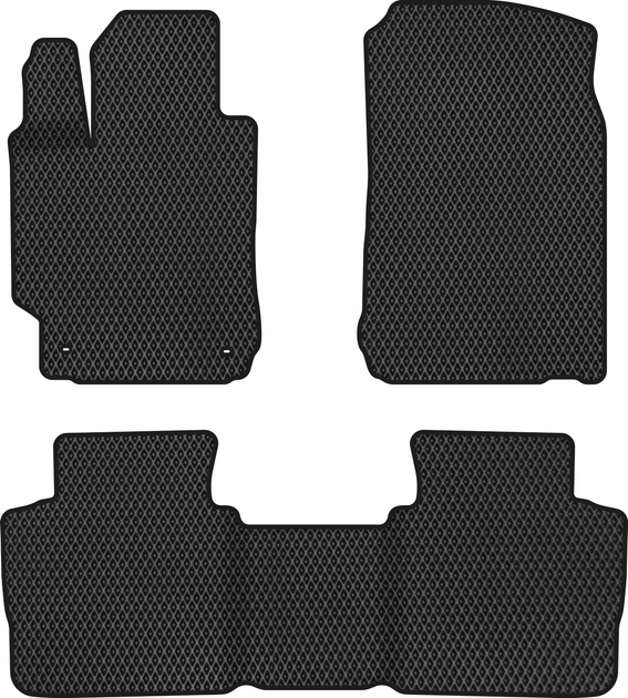Акция на EVA килимки EVAtech в салон авто Toyota Camry (XV50) 2.5L 2011-2014 7 покоління Sedan USA 3 шт Black от Rozetka