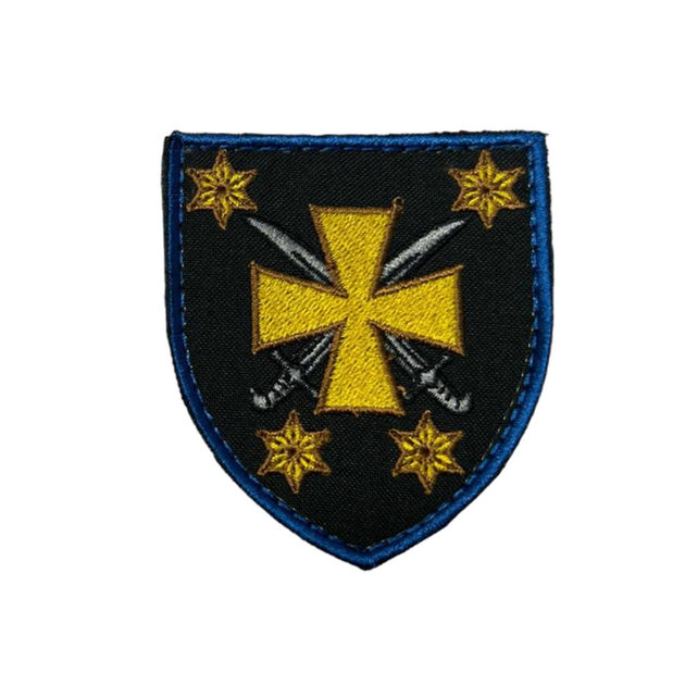 Шеврон, нарукавна емблема 116-а окрема механізована бригада, шеврон з вишивкою на липучці, 7х8 см - зображення 2